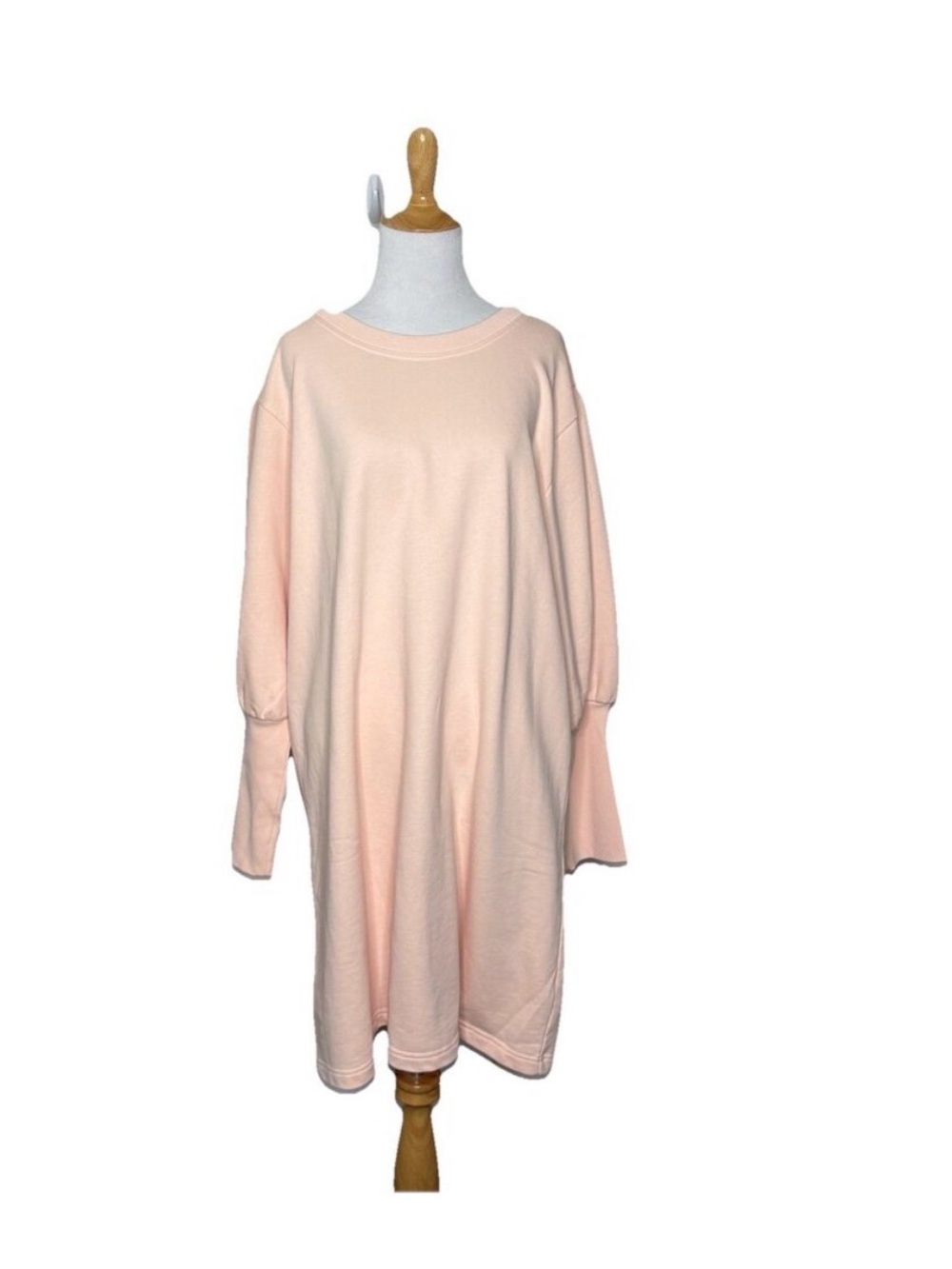 J. Crew Blush Pink Knit Sweatshirt Dress